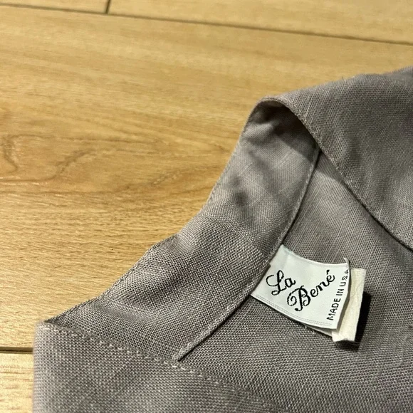 Vintage 70s LA BENE USA Puff Shoulder Suit Jacket - Picture 3 of 5